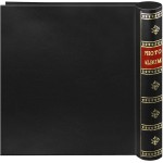 Pioneer Photo 200-Pocket Coil Bound Photo Album for 4 by 6-Inch Prints Black Leatherette with Gold Accents Cover