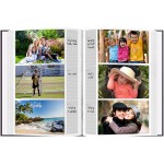 Pioneer Photo 200-Pocket Post Bound Bay Blue Leatherette Photo Album with Gold Accents for 4 by 6-Inch Prints