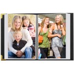 Pioneer Photo Albums 100 Pocket Gray Sewn Leatherette Cover with Brass Corner Accents Photo Album for Prints 4 by 6-Inch