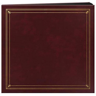 Pioneer Photo Albums 204-Pocket Post Bound Leatherette Cover Photo Album for 4 by 6-Inch Prints Burgundy