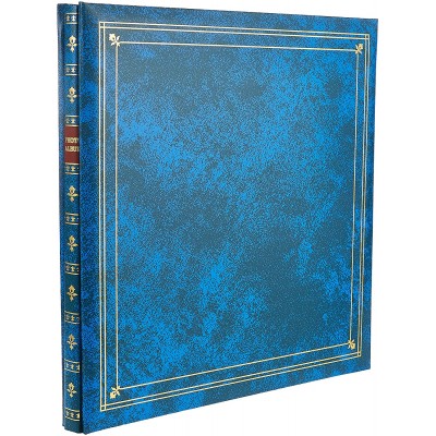 Pioneer Photo Albums MP-300 RB 300-Pocket Post Bound Leatherette Cover Photo Album for 3.5 by 5.25-Inch Prints Royal Blue