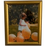 10x6 Gold Picture Frames Ornate Gold Foil Wooden 10x6 Poster Framing 10x6 Photo Frame Acrylic High Definition Glass for Wall Mounting Display Photo Frame Home Decor Ornate Frames