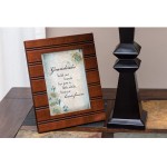 Cottage Garden Grandma Hold Hearts Forever 8 x 10 Distressed Black Accent Picture Frame Plaque