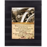Cottage Garden Husband You are My Love Life 8 x 10 Distressed Black Accent Picture Frame Plaque