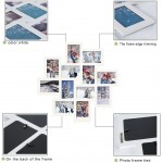 Decent Home 12 Pack 4x6 Collage Picture Frames for Wall Family Multiple Photo Frames Selfie Gallery Wall Hanging Wall Mounting Design White
