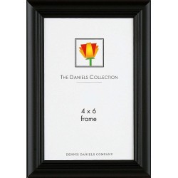 Dennis Daniels Home Accents Steel Contour Ebony Picture Frame 4 x 6 Inches