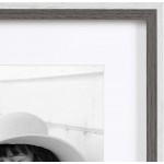 Kate and Laurel Gibson Transitional Frame Set Set of 4 11 x 14 White and Gray Casual Frames for Any Room in The Home
