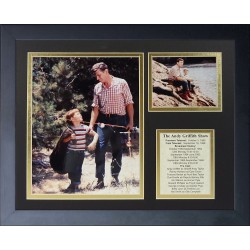 Legends Never Die Andy Griffith Gone Fishin' Framed Photo Collage 11x14-Inch 16498U