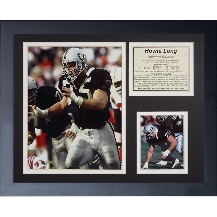 Legends Never Die Howie Long Home Framed Photo Collage 11 x 14-Inch 11633U