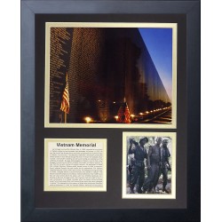 Legends Never Die "Vietnam Veterans Memorial" Framed Photo Collage 11 x 14-Inch 20018U