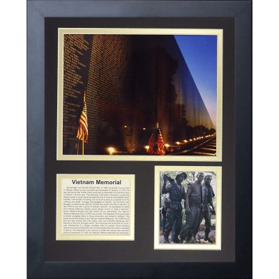 Legends Never Die "Vietnam Veterans Memorial" Framed Photo Collage 11 x 14-Inch 20018U