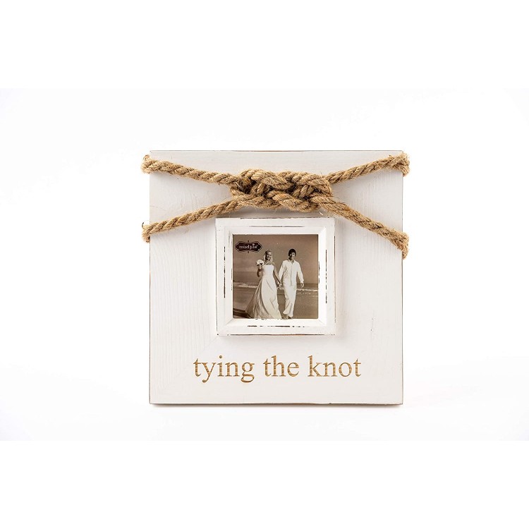 Mud Pie Tying The Knot Frame Gold