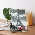 PEALSN 8x10 Picture Frame Set of 2 Photo Frame for Tabletop Display ,Glass Picture Frame Perfect for Family Office Table Decorations