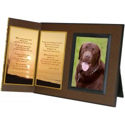 Pet Lover Remembrance Gift When Tomorrow Starts Without Me Poem Memorial Pet Loss Picture Frame Keepsake and Sympathy Gift Package