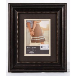 Pinnacle 8x10 5x7 Distressed Bronze with Bead Picture Frame