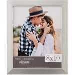 Pinnacle Frames & Accents Classic Set of 4 Picture Frame Set 8 x 10 Silver
