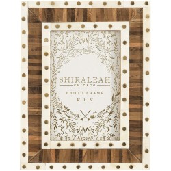 Shiraleah Home Mansour Two-Tone 4X6 Picture Frame Multicolored