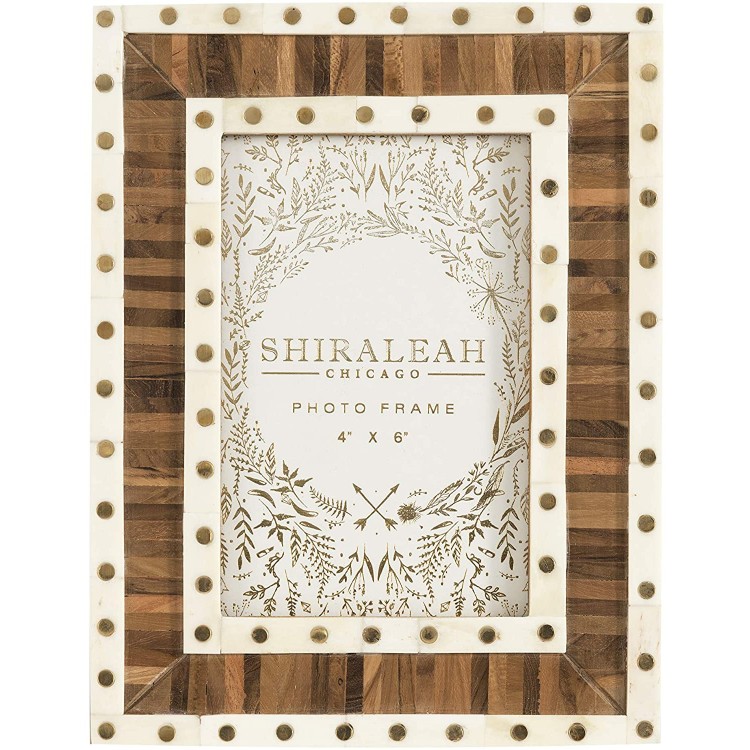 Shiraleah Home Mansour Two-Tone 4X6 Picture Frame Multicolored