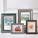 YIAAN Decor Picture Frame 8x10 Picture Frame Photo Display for Tabletop Display Wall Mount Polystyrene High Definition Glass Photo Frame Pack Horizontal and Vertical Color : B Size : 5X7