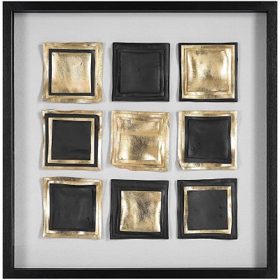 Uttermost Fair and Square 31 1 2" Square Shadow Box Framed Wall Art