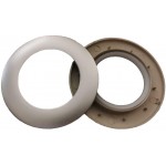 64 Pack Curtain Grommets,AchNau Inner Diameter 1-9 16 Silencer Sliding Ring ABS Plastic Matte Silver
