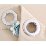 64 Pack Curtain Grommets,AchNau Inner Diameter 1-9 16 Silencer Sliding Ring ABS Plastic Matte Silver