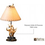 Black Forest Décor Antler & Pinecone Table Lamp Rustic Living Room or Home Décor