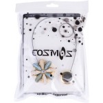 Cosmos 2 Pairs Magnetic Flower Curtain Clips Tiebacks Holdbacks Light Blue