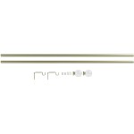 Umbra Leona Modern 1 Curtain Rod Includes 2 Matching Finials Brackets & Hardware 36 to 72-Inch Brass