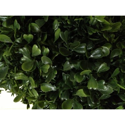 Arcadia Silk Plantation 2 Pre-potted 4 Feet 2 Inches Spiral Boxwood Artificial Topiary Trees in Plastic Pot