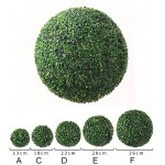 Artificial Plant Topiary Ball Faux Boxwood Decorative Balls Indoor Outdoor Greenery Hanging Plant Ball for Backyard Balcony Garden Wedding Party Home Decor