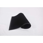 Sweet Home Stores Indoor Outdoor Utility Ribbed Easy-Clean Rubberback Runner Rug Doormat 2' x 5' Black