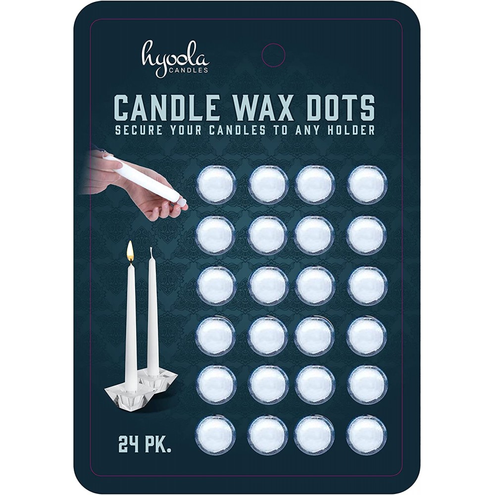 Hyoola Candle Sticky Dots Candle Wax Dots Candle Adhesive 24 Dots